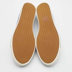 مملوكة مسبقًا Marc by Marc Jacobs Blue Perforated Leather Mouse Ballet Flats Size 38