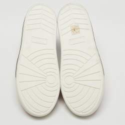 Pre Owned Marc by Marc Jacobs Red/Black Nubuck and Leather Broome Sneakers Size 37