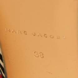 Pre Owned Marc By Marc Jacobs Multicolor Calf hair Joan Pointed Toe Ballet Flats Size 38