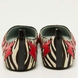 Pre Owned Marc By Marc Jacobs Multicolor Calf hair Joan Pointed Toe Ballet Flats Size 38