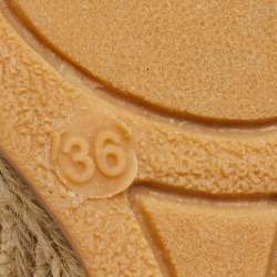 مملوكة مسبقًا Marc by Marc Jacobs Black Leather Wedge Ankle Strap Sandals Size 36   