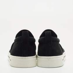 Pre Owned Marc By Marc Jacobs Black Suede GRRL Slip On Sneakers Size 37