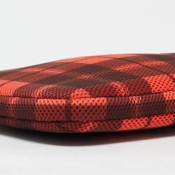Marc by Marc Jacobs Red/Black Plaid Mesh Fabric iPad Case