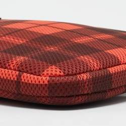 Marc by Marc Jacobs Red/Black Plaid Mesh Fabric iPad Case