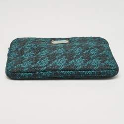 Pre Owned Marc by Marc Jacobs Black/Green Nylon Laptop Sleeve