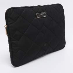 Pre Owned Marc by Marc Jacobs Black Quilted Nylon 13" Laptop Case