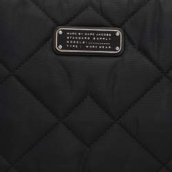 Pre Owned Marc by Marc Jacobs Black Quilted Nylon 13" Laptop Case