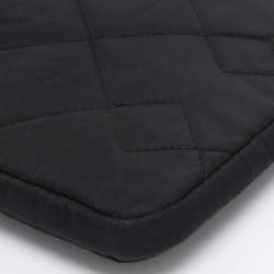 Pre Owned Marc by Marc Jacobs Black Quilted Nylon 13" Laptop Case