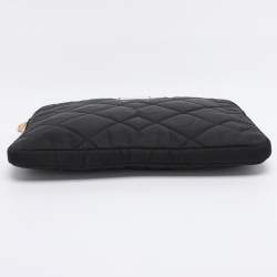 Pre Owned Marc by Marc Jacobs Black Quilted Nylon 13" Laptop Case