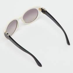 Pre Owned Marc by Marc Jacobs White/Grey Gradient MMJ396/S Cat-Eye Sunglasses