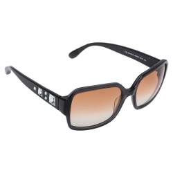 Marc by Marc Jacobs Grey Crystal Embedded/ Pink Gradient MMJ 053/S Square Sunglasses