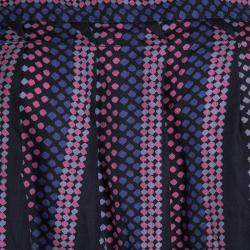 Pre Owned Marc By Marc Jacobs Navy Blue Cotton Silk Dotted Sleeveless Top L