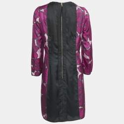 Marc by Marc Jacobs Pink Printed Silk Short Dress M