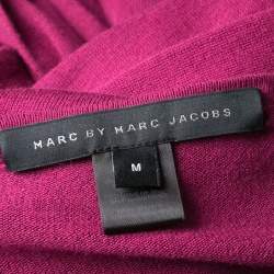 Marc by Marc Jacobs Vineyard Knit Draped Pleat Detail Ruched Sweater Tunic  M