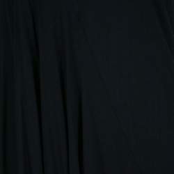 Pre Owned Marc by Marc Jacobs Black Chelsea Jersey Asymmetric Dress M