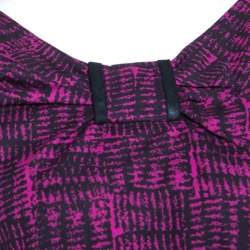 Marc By Marc Jacobs Magenta Printed Cotton Blend Canvas Dress S