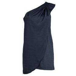 Marc by Marc Jacobs Blue Knit Draped One Shoulder Top XS