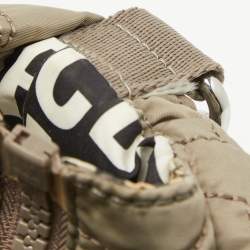 Pre Owned Marc by Marc Jacobs Grey Pretty Nylon Eliz-A Diaper Bag 