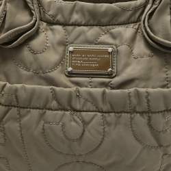 Pre Owned Marc by Marc Jacobs Grey Pretty Nylon Eliz-A Diaper Bag 