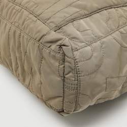 Pre Owned Marc by Marc Jacobs Grey Pretty Nylon Eliz-A Diaper Bag 