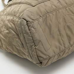 Pre Owned Marc by Marc Jacobs Grey Pretty Nylon Eliz-A Diaper Bag 