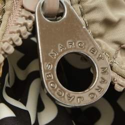 Pre Owned Marc by Marc Jacobs Grey Pretty Nylon Eliz-A Diaper Bag 