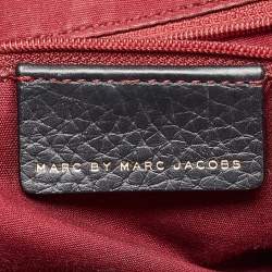 مملوكة مسبقًا Marc by Marc Jacobs Black Leather Zip Satchel