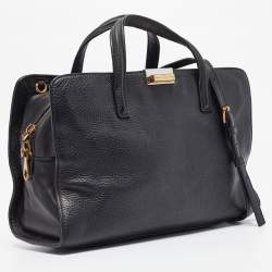 مملوكة مسبقًا Marc by Marc Jacobs Black Leather Zip Satchel