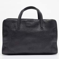 مملوكة مسبقًا Marc by Marc Jacobs Black Leather Zip Satchel