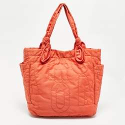 Marc by Marc Jacobs Orange Nylon Medium Pretty Tate Tote