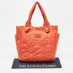 Marc by Marc Jacobs Orange Nylon Medium Pretty Tate Tote