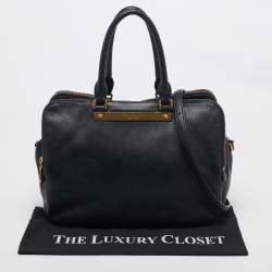 Marc by Marc Jacobs Black Leather Goodbye Columbus Satchel