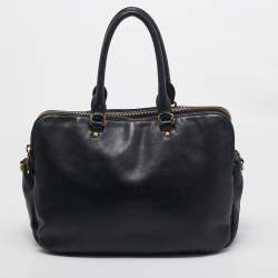 Marc by Marc Jacobs Black Leather Goodbye Columbus Satchel