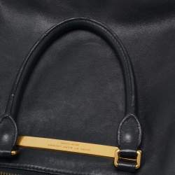 Marc by Marc Jacobs Black Leather Goodbye Columbus Satchel