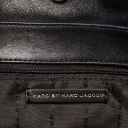Marc by Marc Jacobs Black Leather Goodbye Columbus Satchel