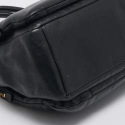 Marc by Marc Jacobs Black Leather Goodbye Columbus Satchel