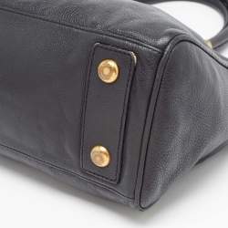 Pre Owned Marc by Marc Jacobs Black Leather Too Hot to Handle Tote