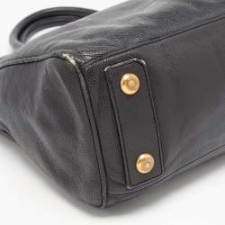 Pre Owned Marc by Marc Jacobs Black Leather Too Hot to Handle Tote