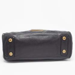 Pre Owned Marc by Marc Jacobs Black Leather Too Hot to Handle Tote