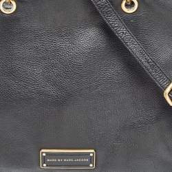 Pre Owned Marc by Marc Jacobs Black Leather Too Hot to Handle Tote