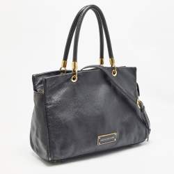 Pre Owned Marc by Marc Jacobs Black Leather Too Hot to Handle Tote