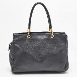 Pre Owned Marc by Marc Jacobs Black Leather Too Hot to Handle Tote