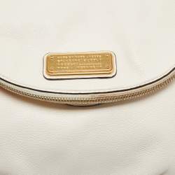 Marc by Marc Jacobs Off White Leather Classic Q Natasha Crossbody Bag