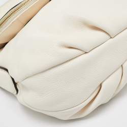 Marc by Marc Jacobs Off White Leather Classic Q Natasha Crossbody Bag