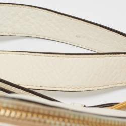 Marc by Marc Jacobs Off White Leather Classic Q Natasha Crossbody Bag