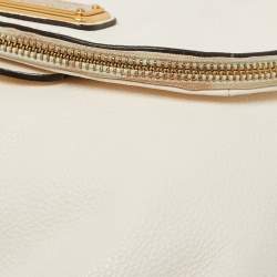 Marc by Marc Jacobs Off White Leather Classic Q Natasha Crossbody Bag
