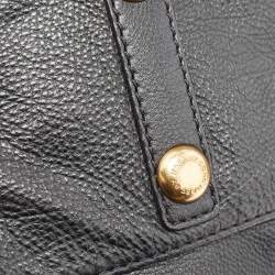 Pre Owned Marc by Marc Jacobs Black Leather Classic Q Groovee Satchel