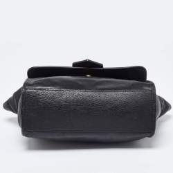 Marc by Marc Jacobs Black Leather Flipping Out Top Handle Bag