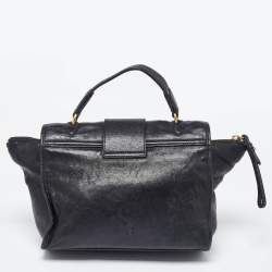 Marc by Marc Jacobs Black Leather Flipping Out Top Handle Bag