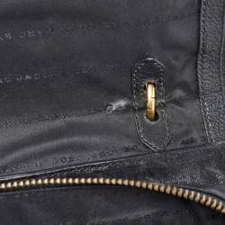 Marc by Marc Jacobs Black Leather Flipping Out Top Handle Bag